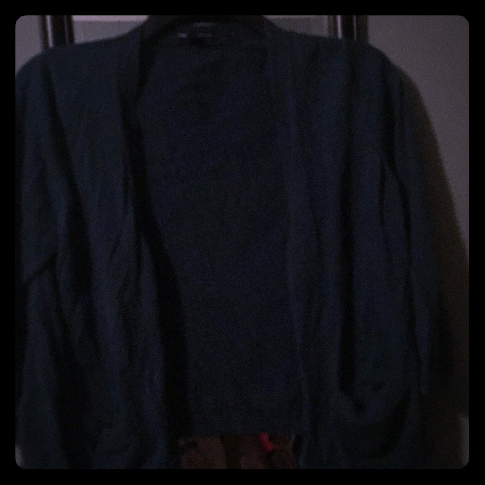 Gap dark teal button up cardigan